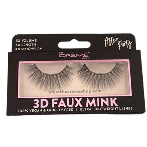 The Crème Shop 3D Faux Mink After Party Lashes - Black NEW